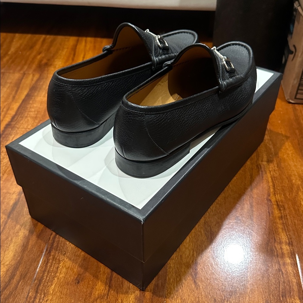 Gucci Black Leather Men's Loafers - Picture 3 of 7